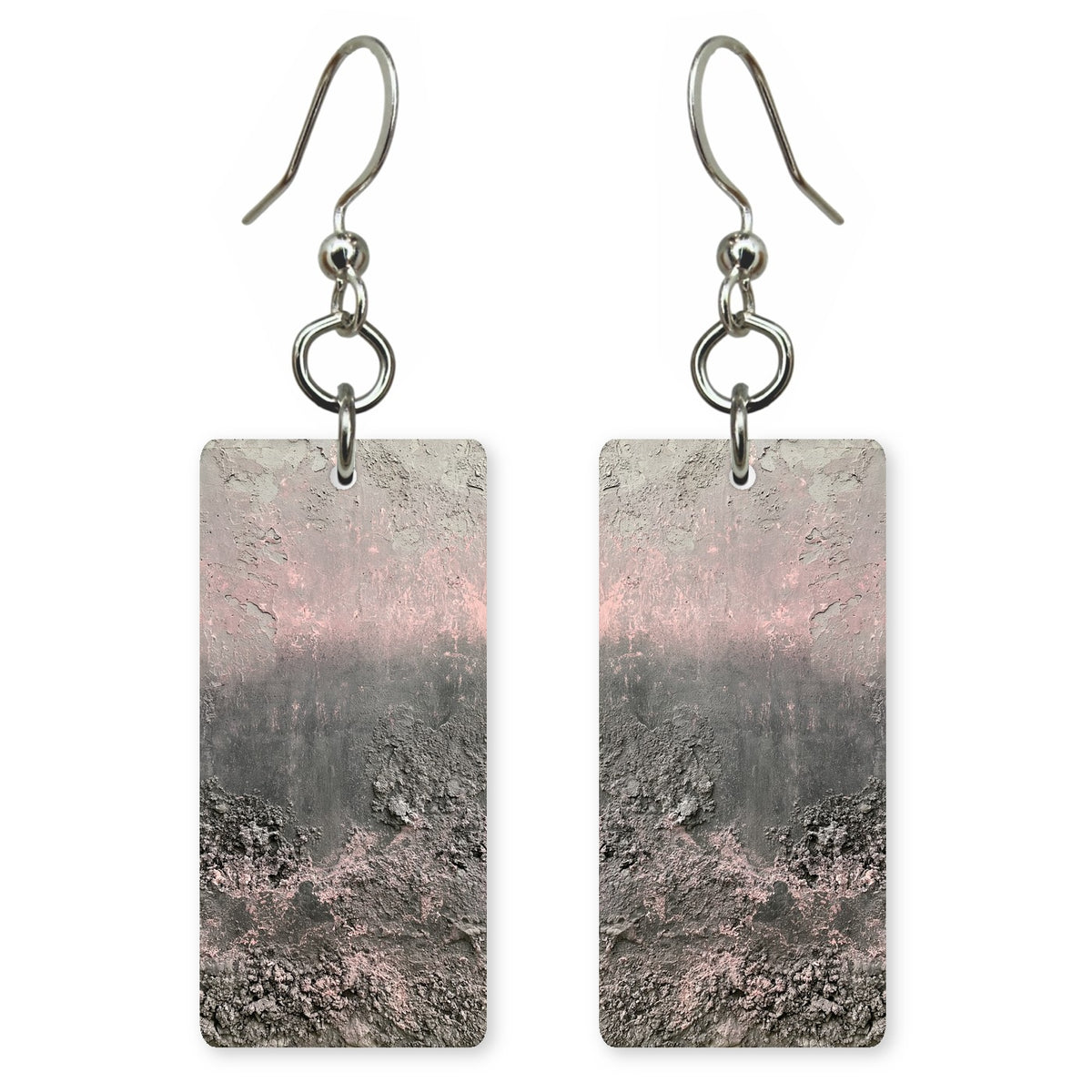 Blush Over Charcoal Ash Earrings | FWX1116