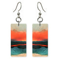 Coral Sunset Gratitude Earrings | FWX1125