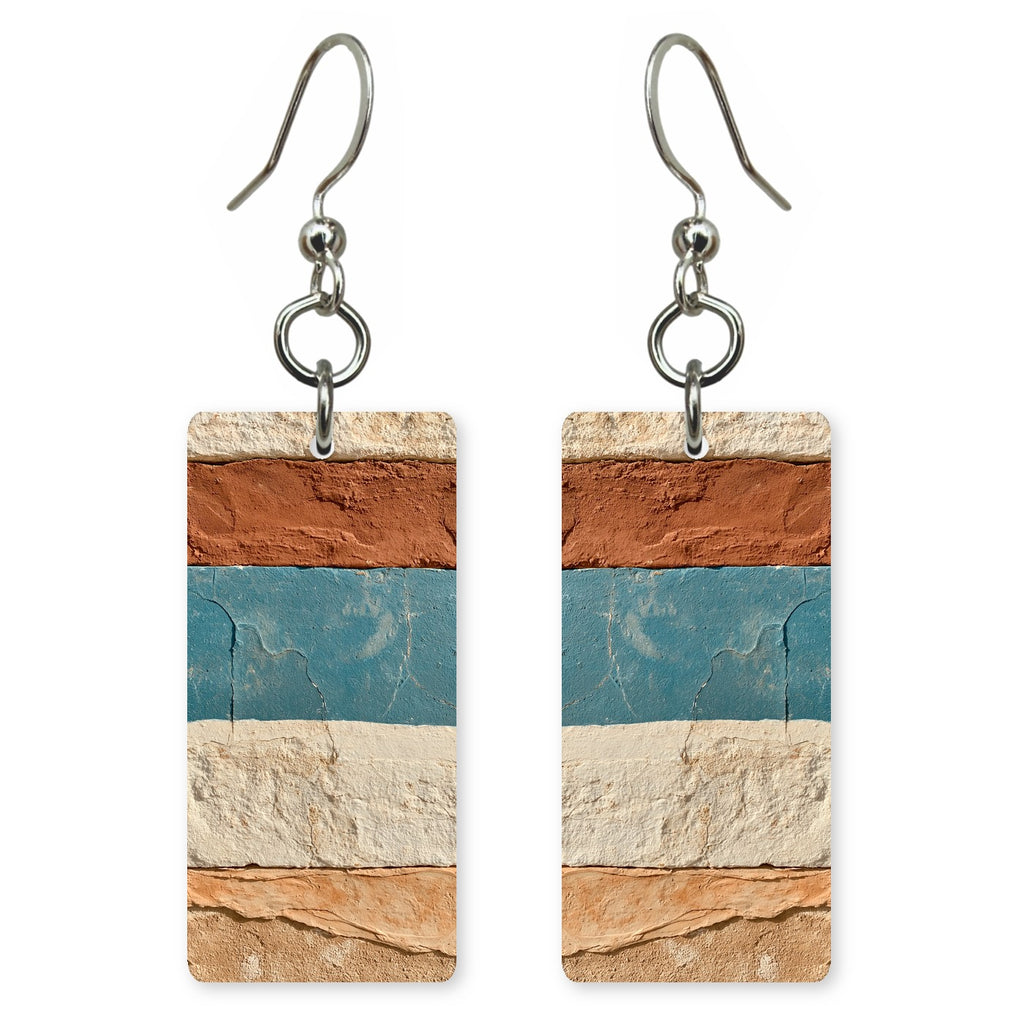Terracotta Teal Steadiness Earrings | FWX1130