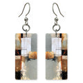 Ivory and Copper Searching Earrings | FWX1132