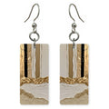 Golden Cream Reverence Earrings | FWX1137