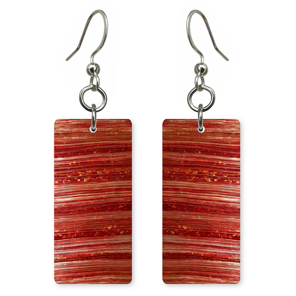 Crimson Restless Tension Earrings | FWX113