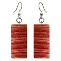 Crimson Restless Tension Earrings | FWX113