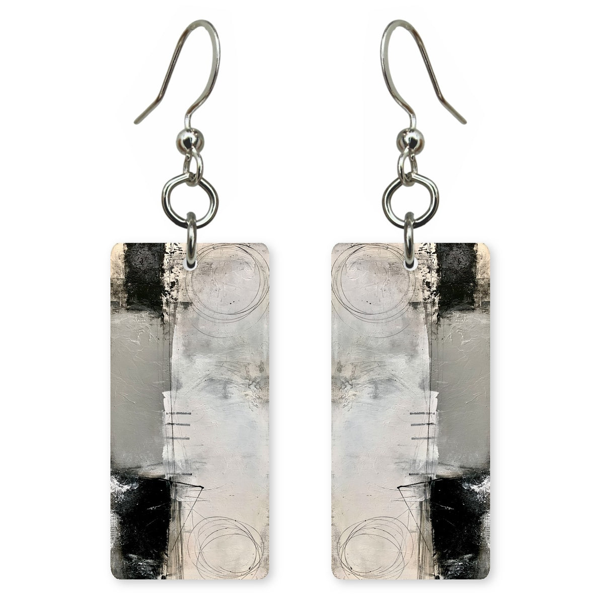 Gray Quiet Wondering Earrings | FWX1140