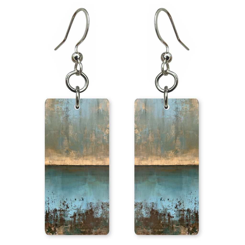 Aged Aqua Wistfulness Earrings | FWX1143