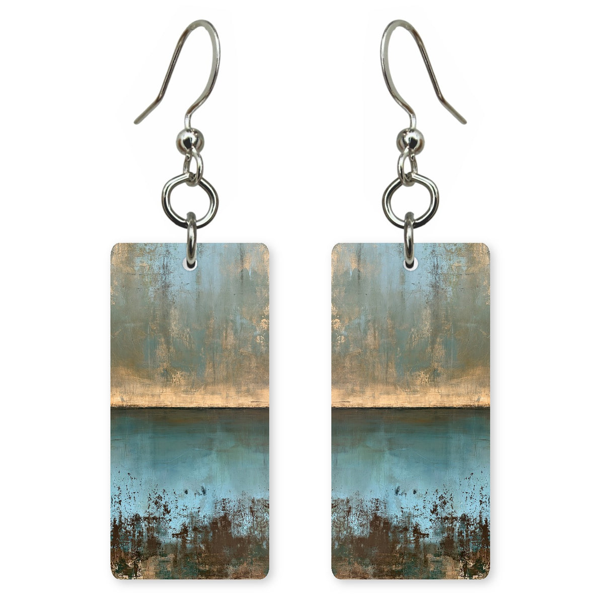 Aged Aqua Wistfulness Earrings | FWX1143