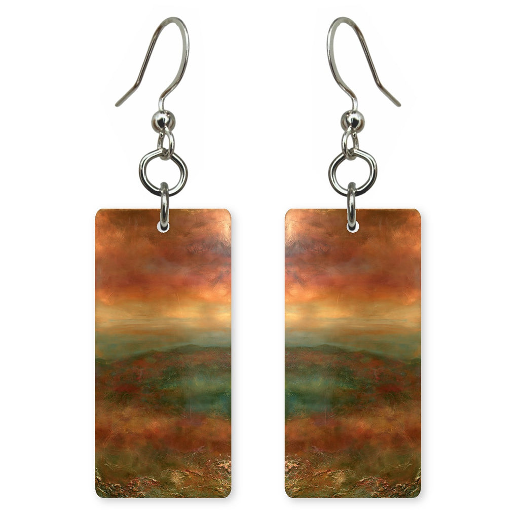 Amber Gratitude Burning Low Earrings | FWX1146