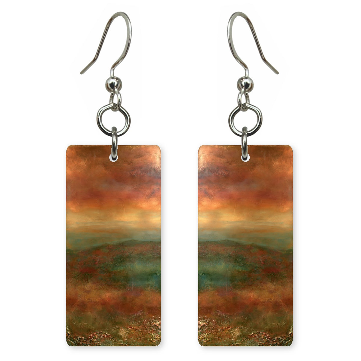 Amber Gratitude Burning Low Earrings | FWX1146