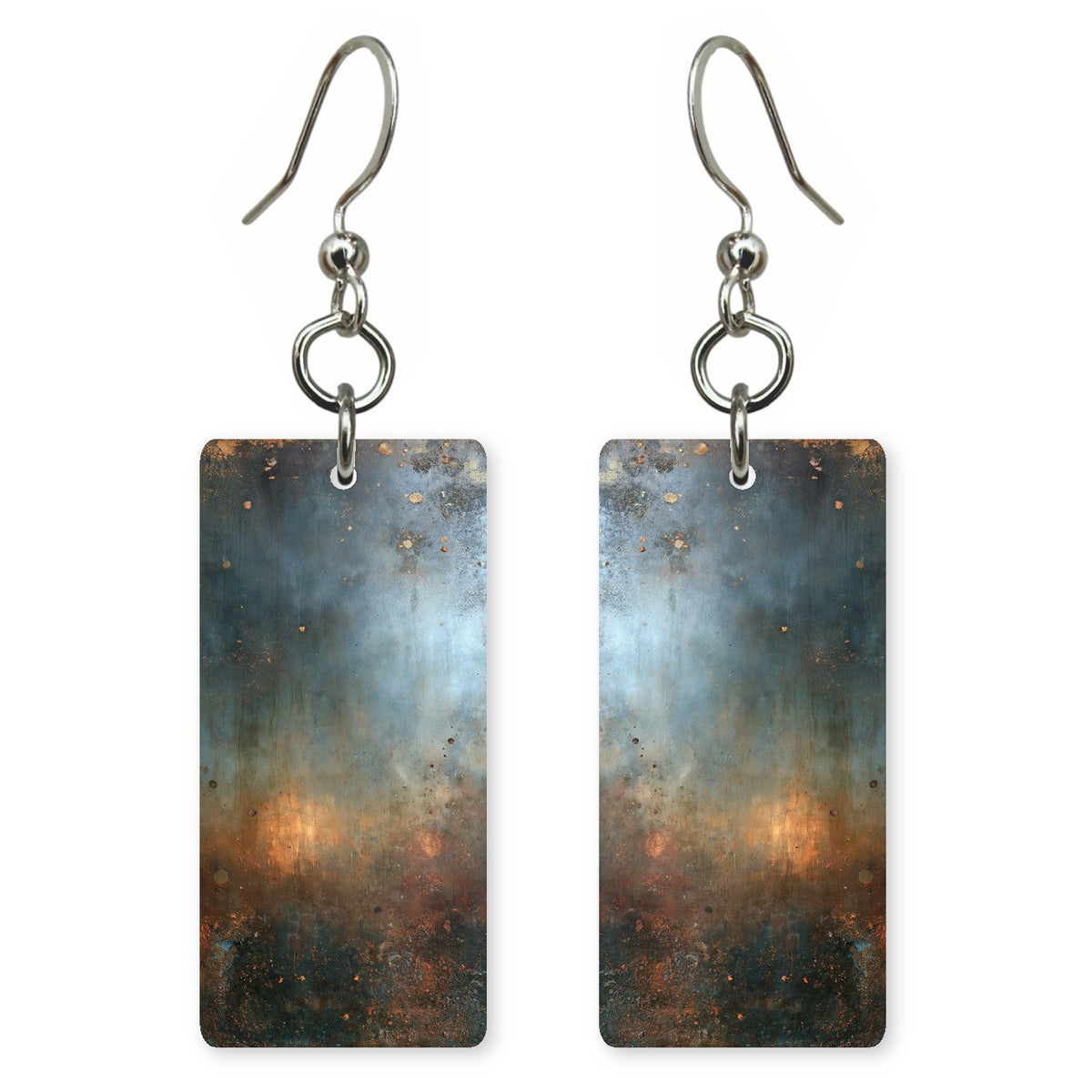Smoked Teal Waiting Earrings | FWX1151