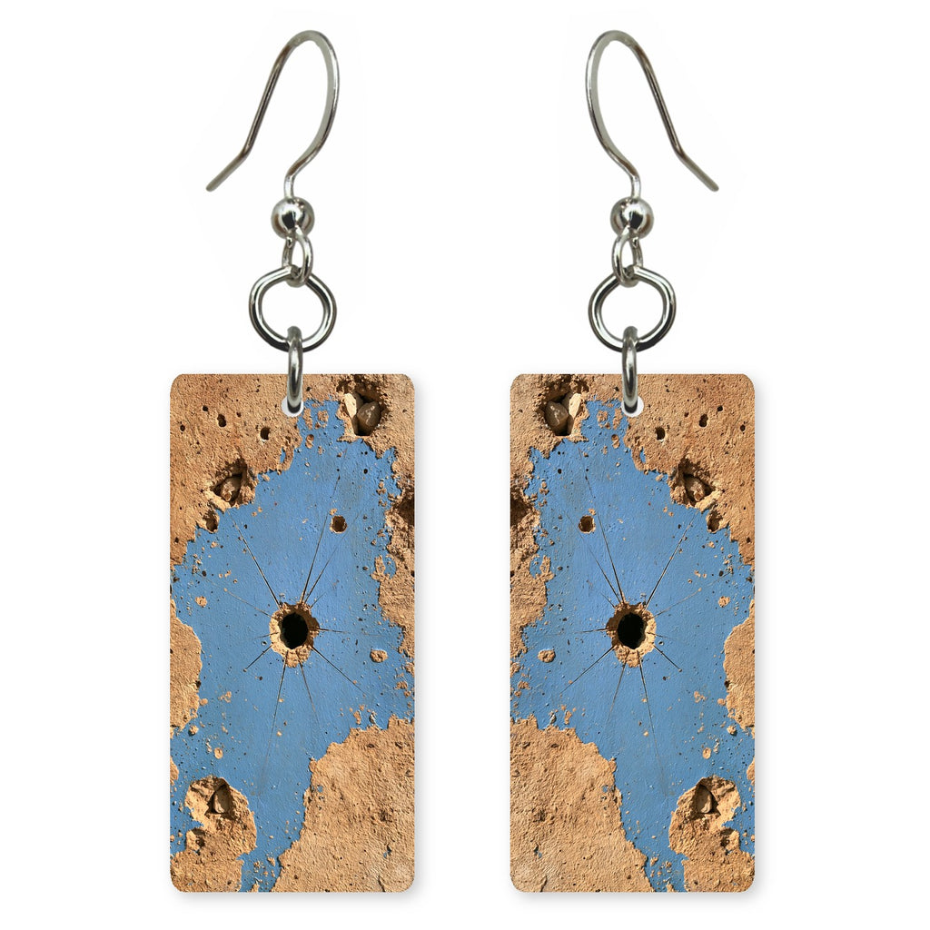 Blue Open Vulnerability Earrings | FWX1153