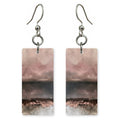 Mauve Solitary Ache Earrings | FWX1157
