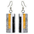 Marigold Courage Between Steel Earrings | FWX1159