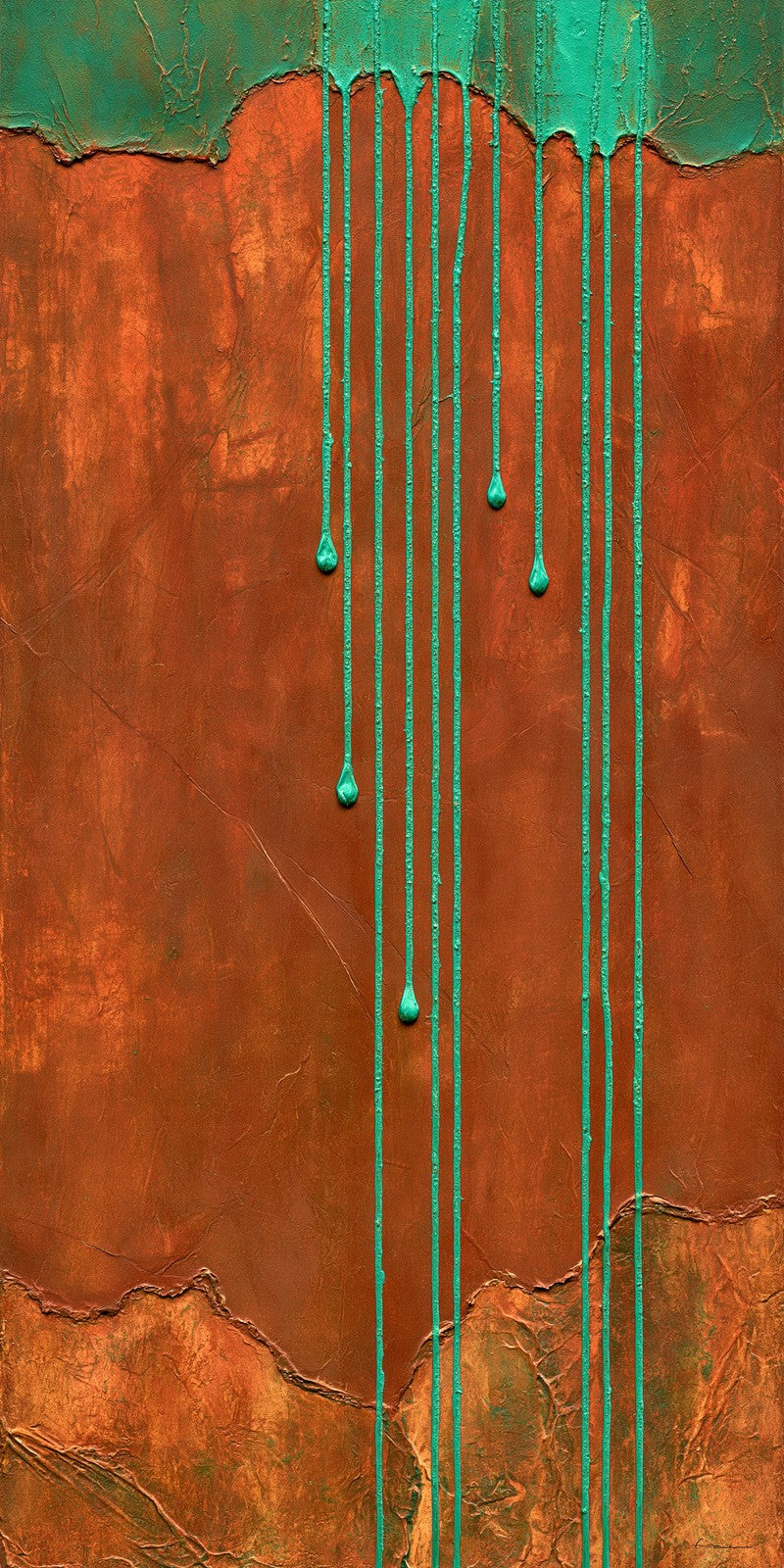 Rust Sorrow Dripping Earrings | FWX1167