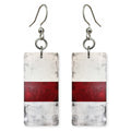 Burgundy Honesty Unflinching Earrings | FWX1176
