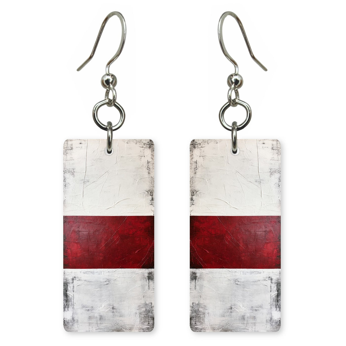 Burgundy Honesty Unflinching Earrings | FWX1176