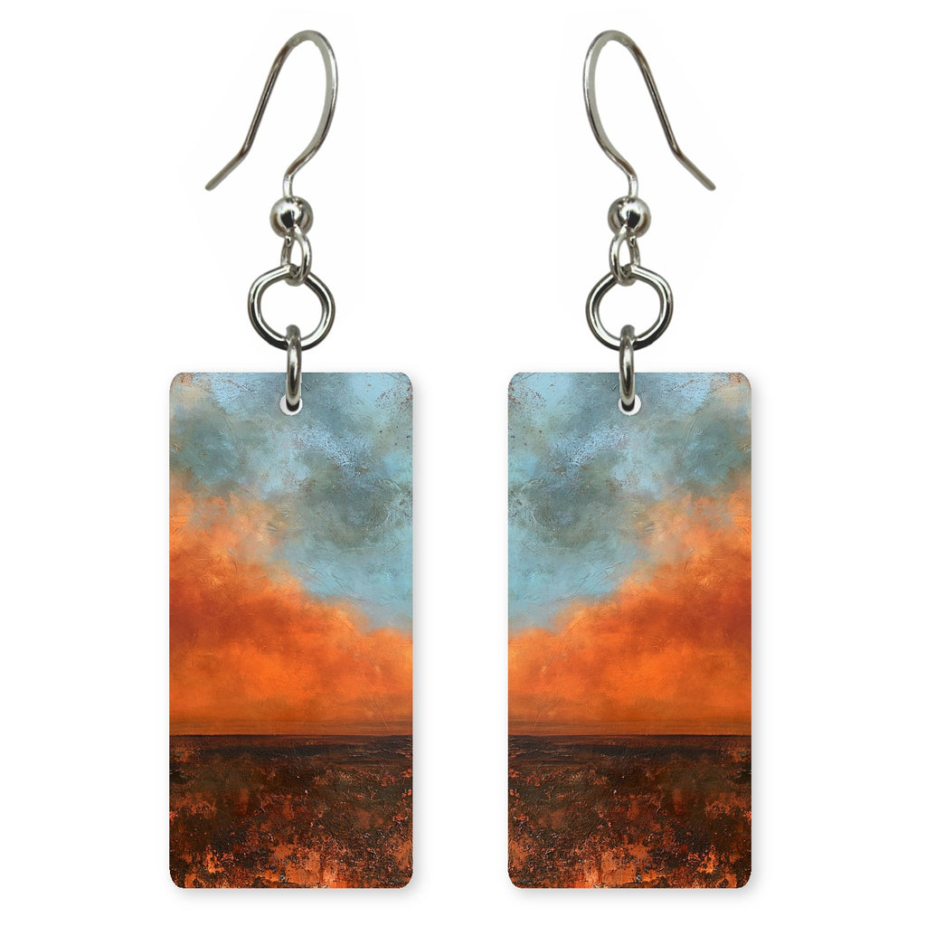 Tangerine Joy Billowing Earrings | FWX1177