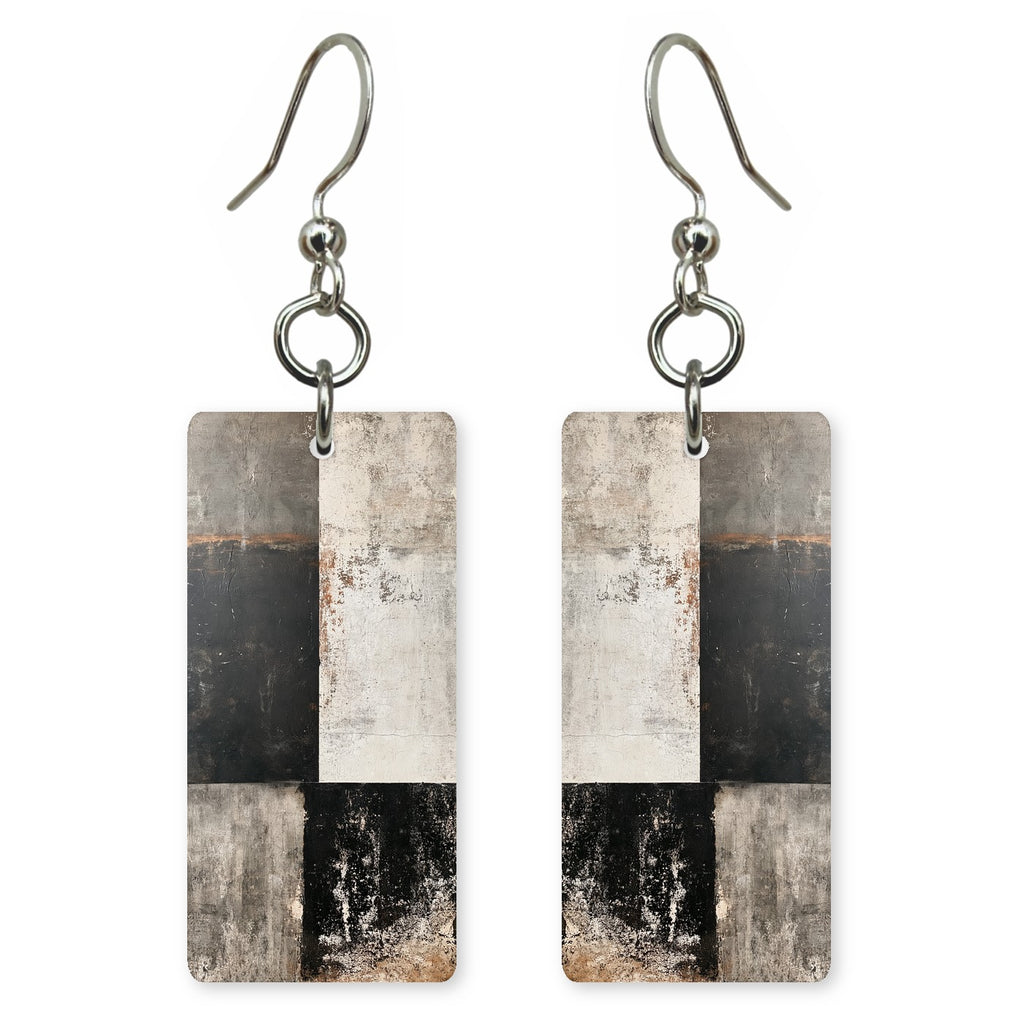 Black Resolve Unmoved Earrings | FWX1178