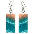 Sea Glass Relief Earrings | FWX1179