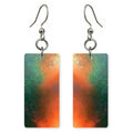 Emerald Flame Crossing Earrings | FWX1184