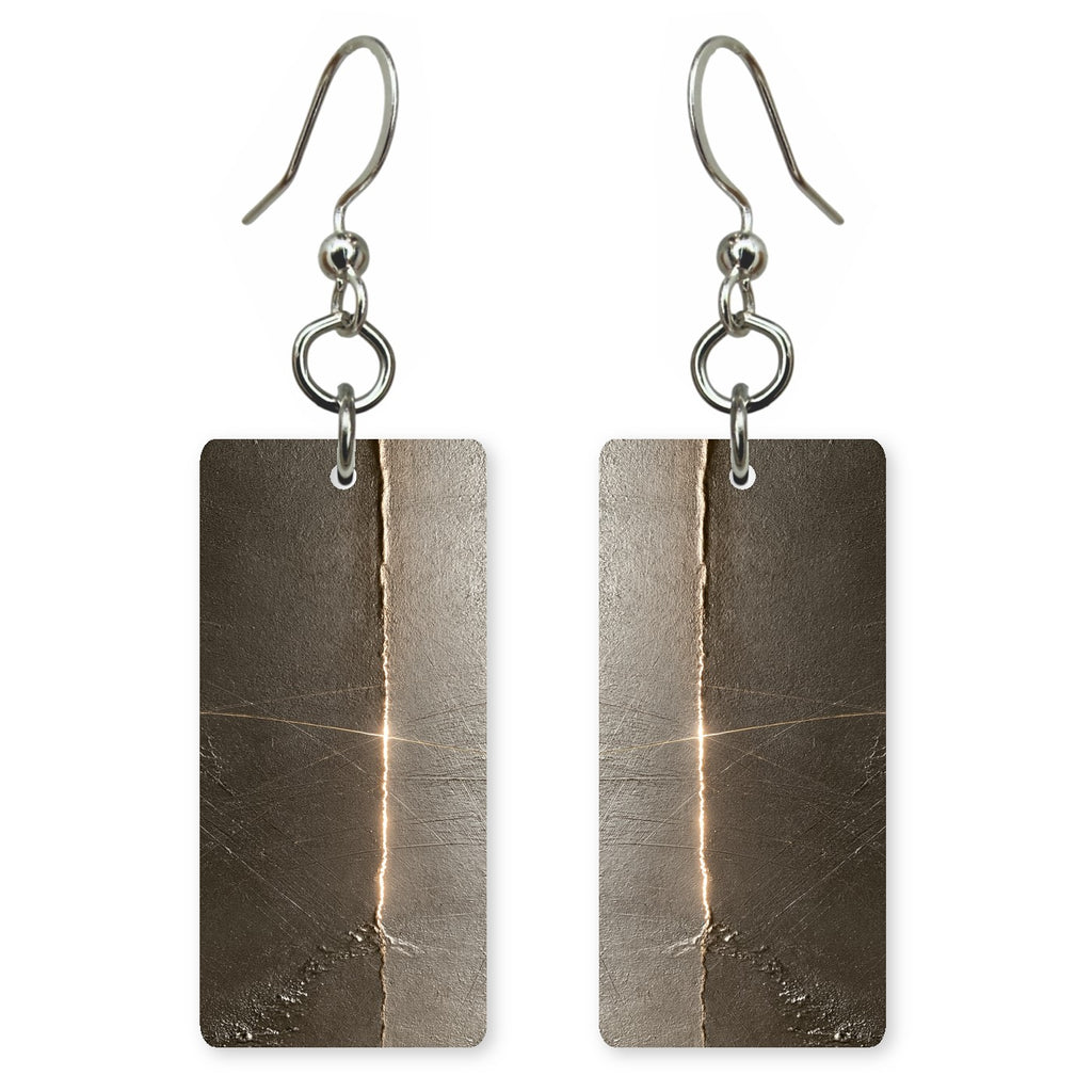 Gray Bronze Faith Earrings | FWX1188