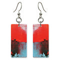 Red Release Upheaval Earrings | FWX1189