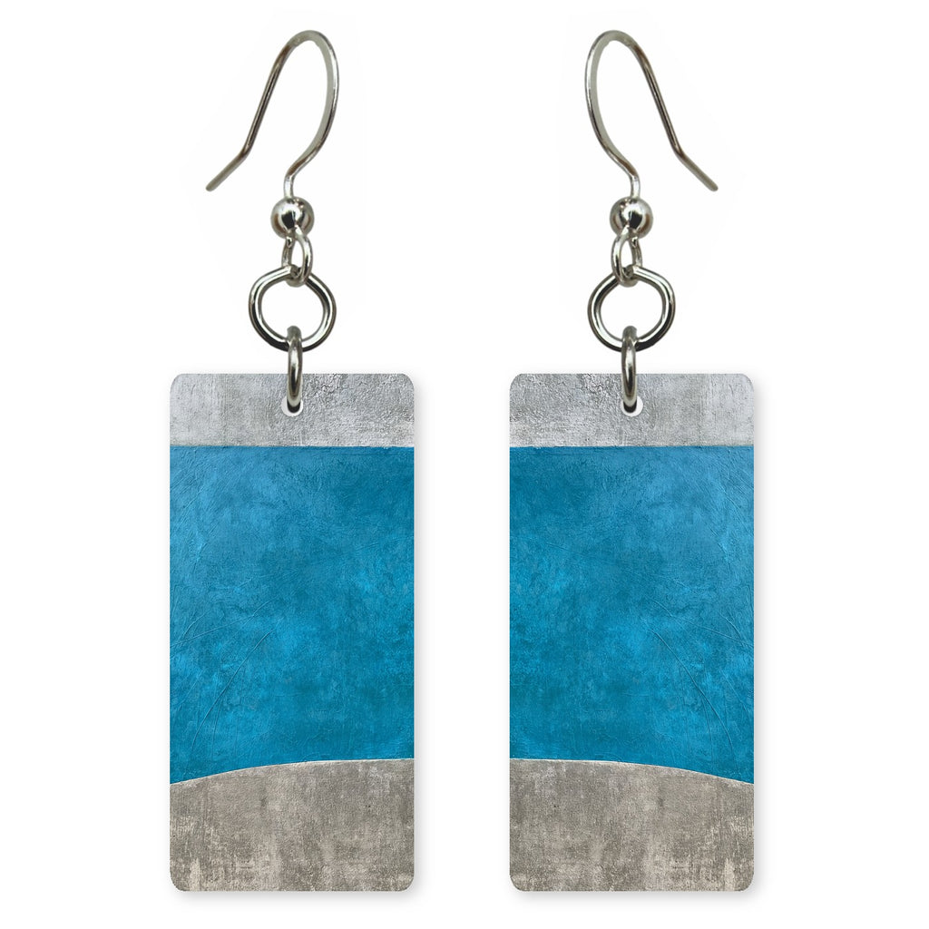 Cobalt Gray Steadiness Earrings | FWX1199