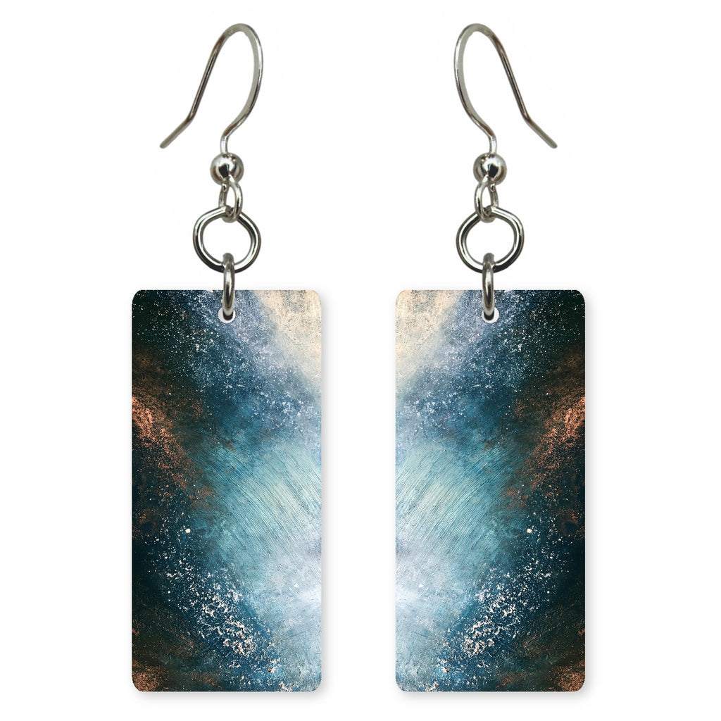 Teal Rising Courage Earrings | FWX1213