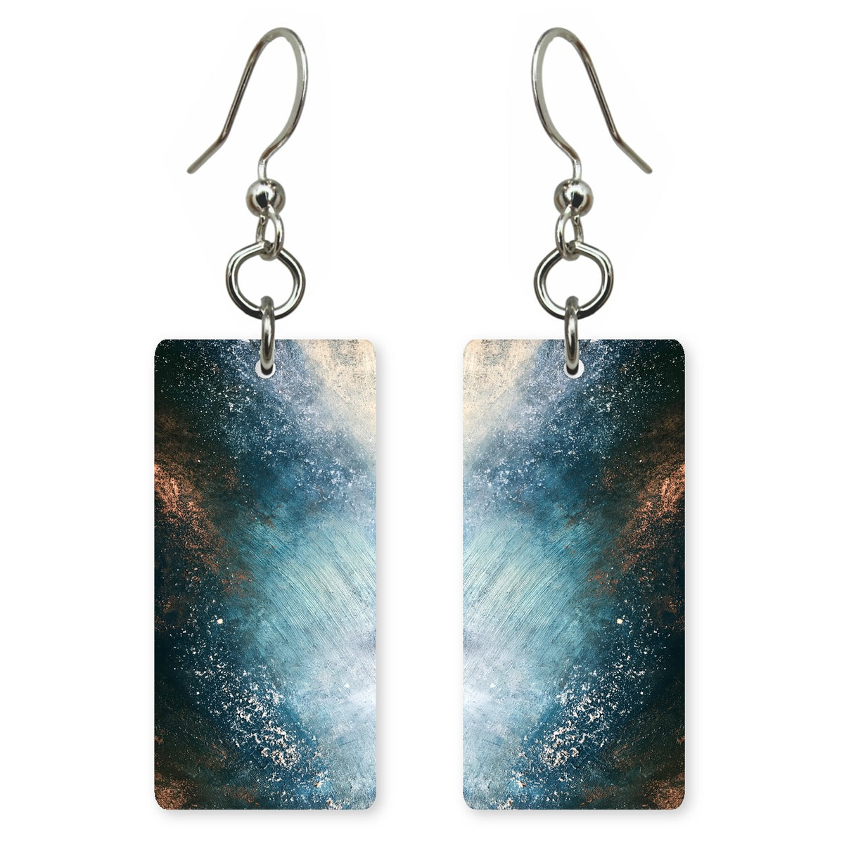Teal Rising Courage Earrings | FWX1213