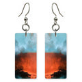 Ember Fury Under Aqua Earrings | FWX1220
