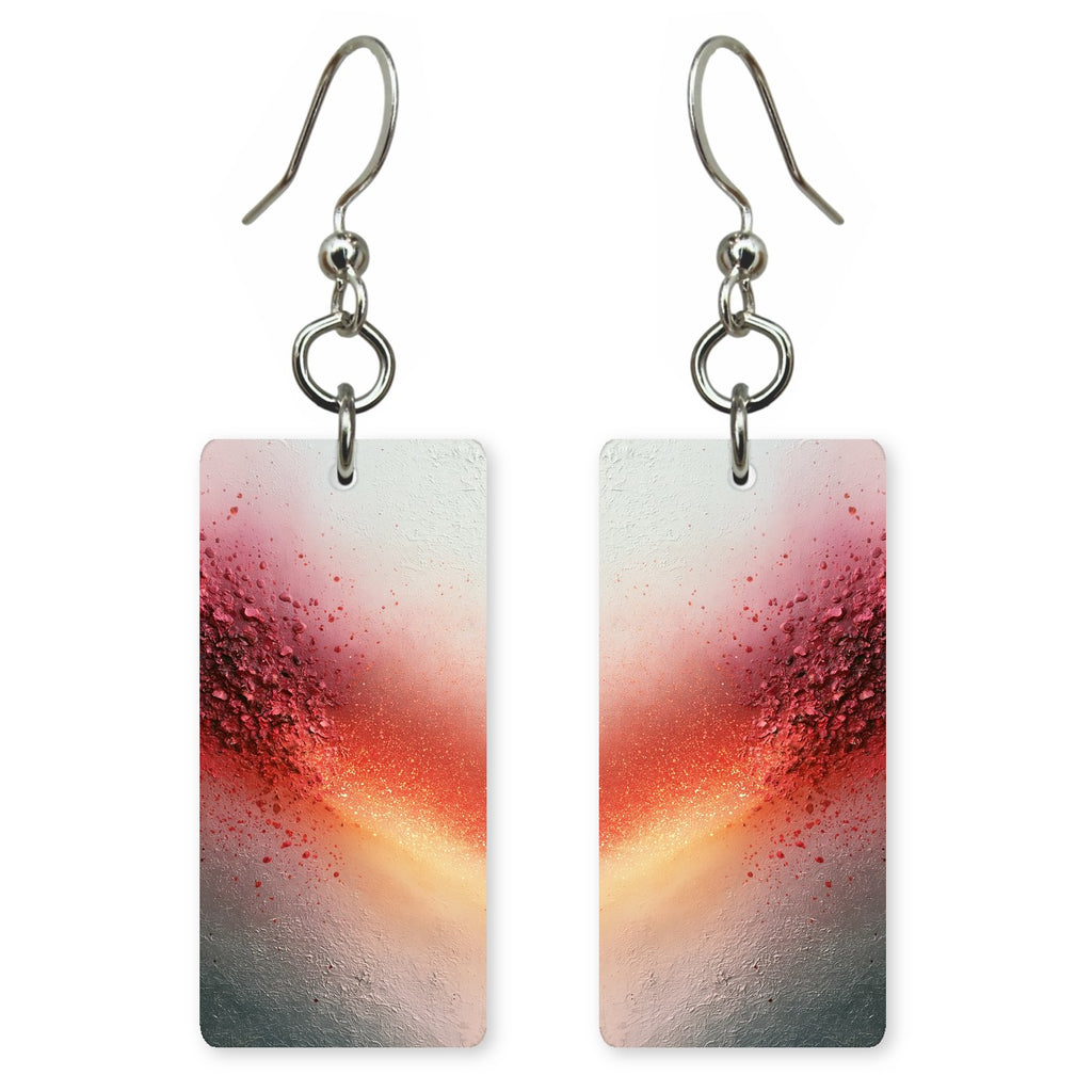 Crimson Burst of Joy Earrings | FWX1224