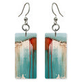 Crimson Slowly Healing Earrings | FWX1244