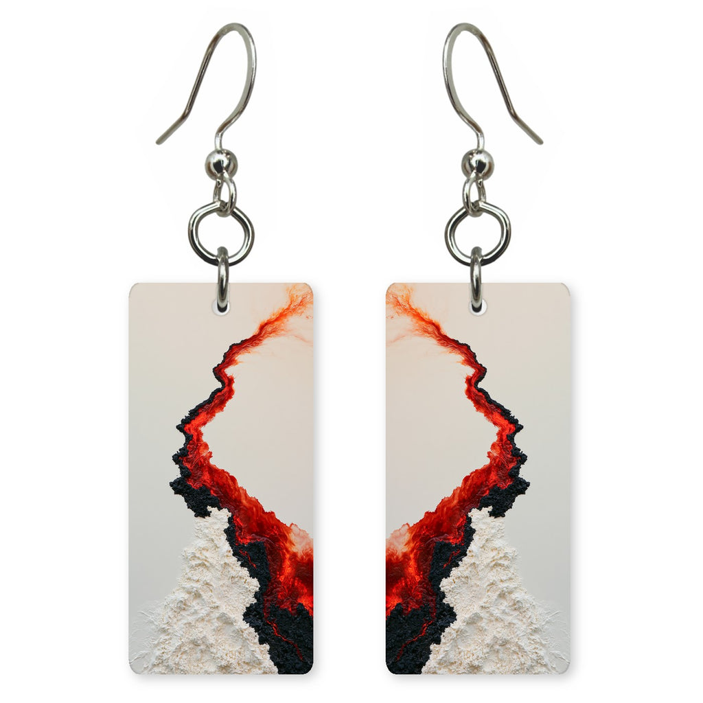 Scarlet Rift Reckoning Earrings | FWX124