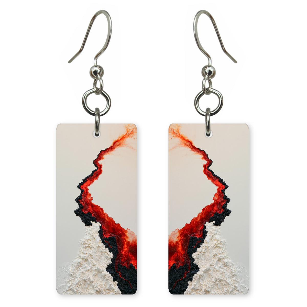 Scarlet Rift Reckoning Earrings | FWX124