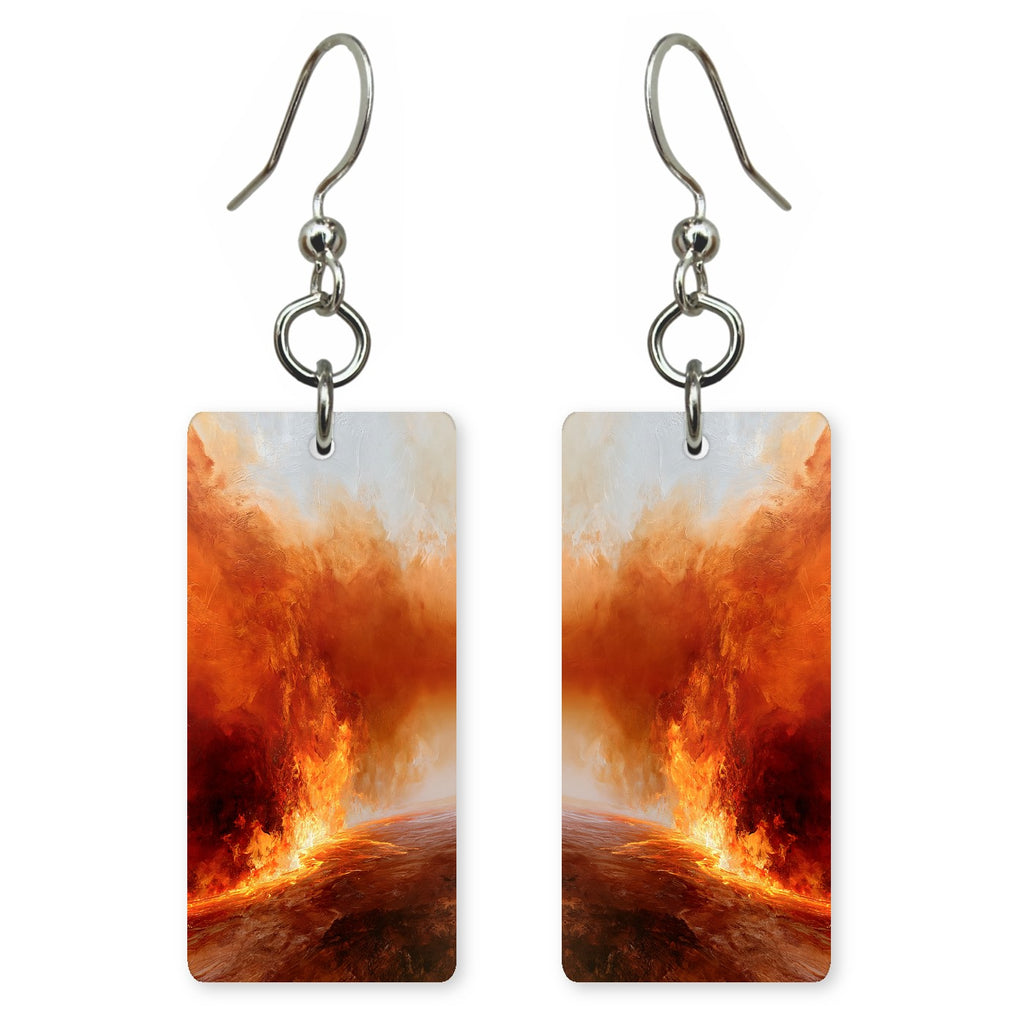 Marigold Inferno Rage Earrings | FWX1258