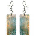 Aged Teal Gentleness Earrings | FWX1261
