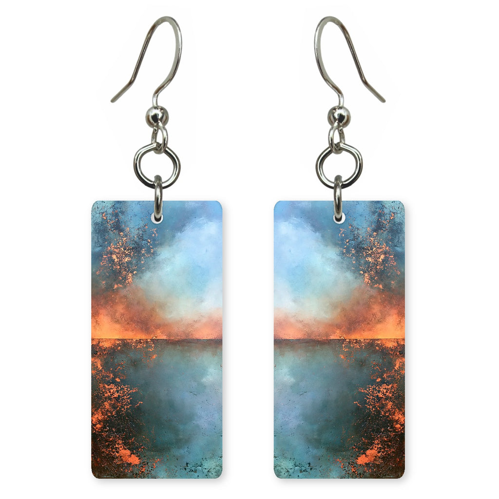 Cobalt Smoke Awakening Earrings | FWX1265