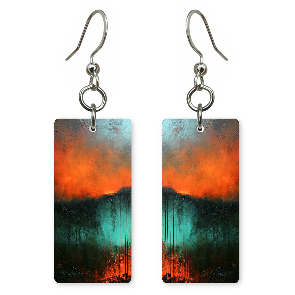 Smoldering Ember Anger Earrings | FWX1266