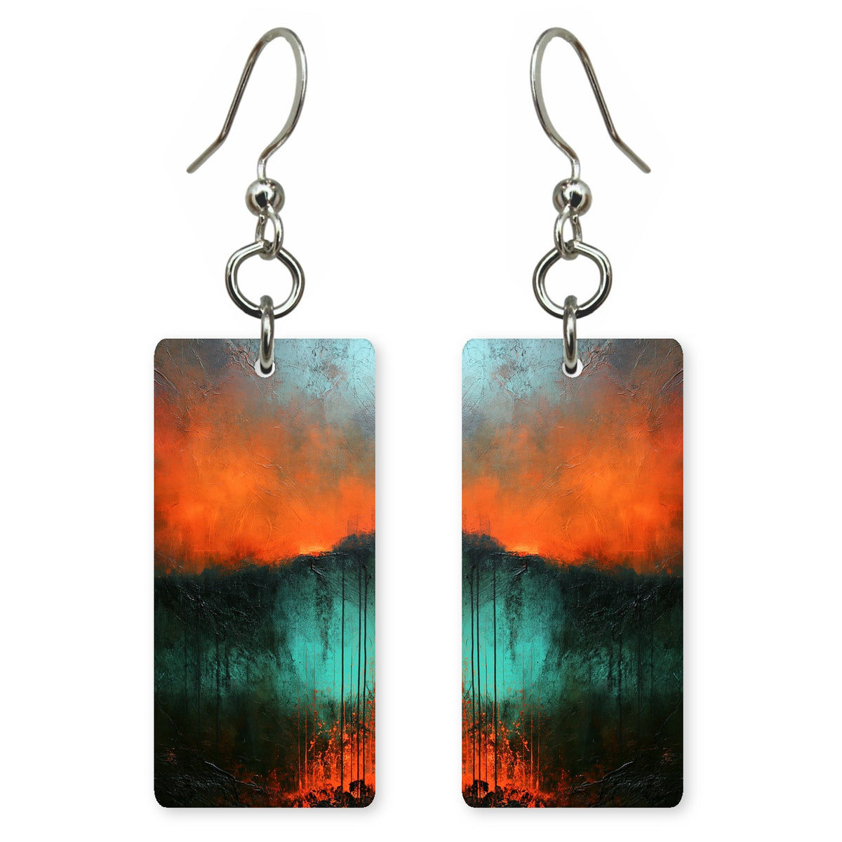 Smoldering Ember Anger Earrings | FWX1266