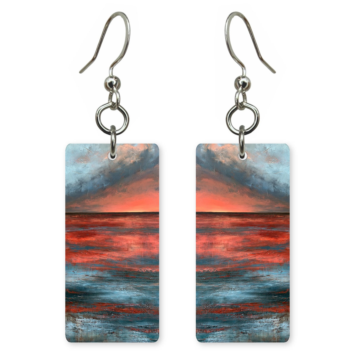 Crimson Melancholy Earrings | FWX1270
