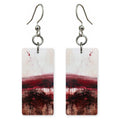 Burgundy Gentle Grief Earrings | FWX1273