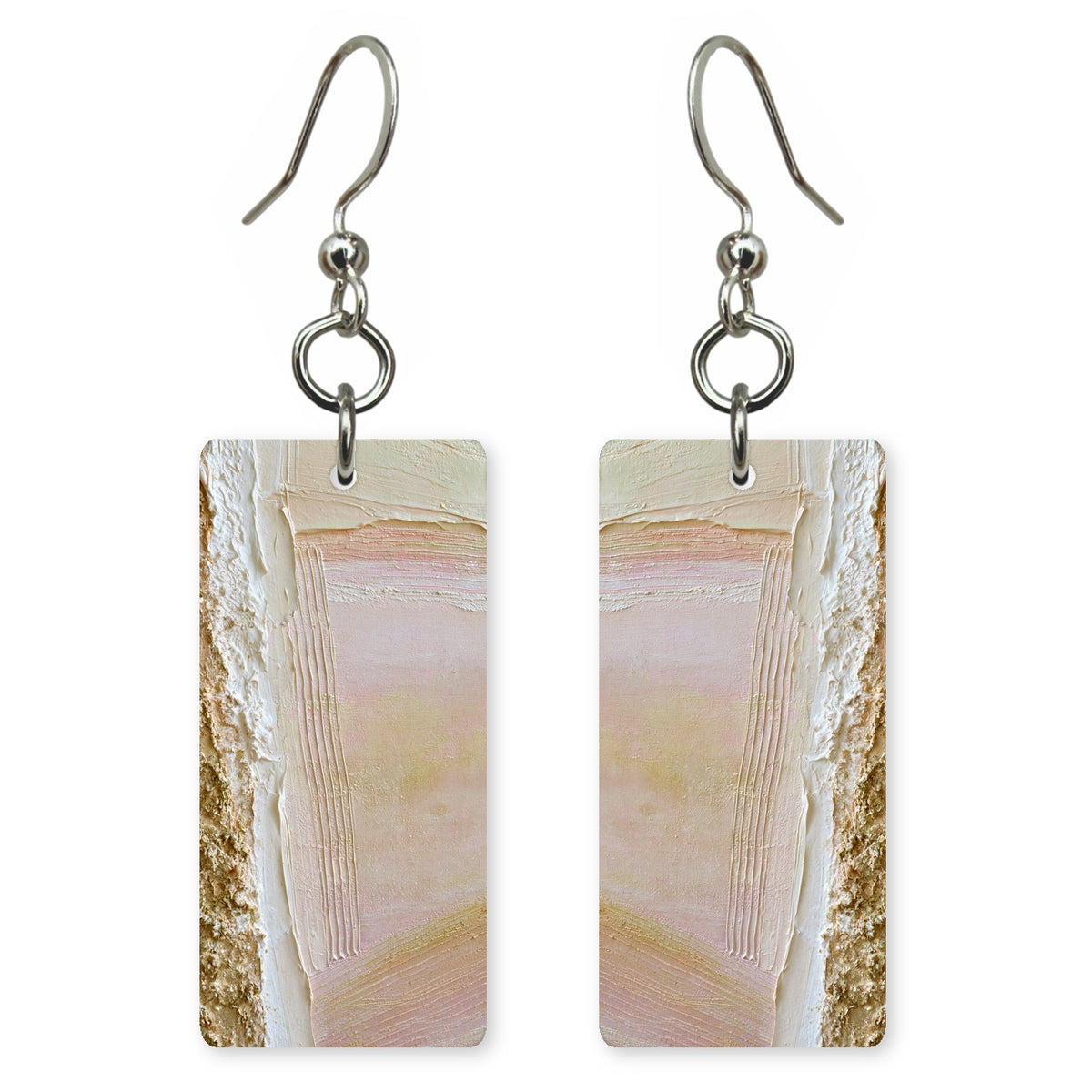 Cream Blush Comfort Earrings | FWX1275