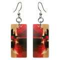 Crimson Ambition Earrings | FWX1281