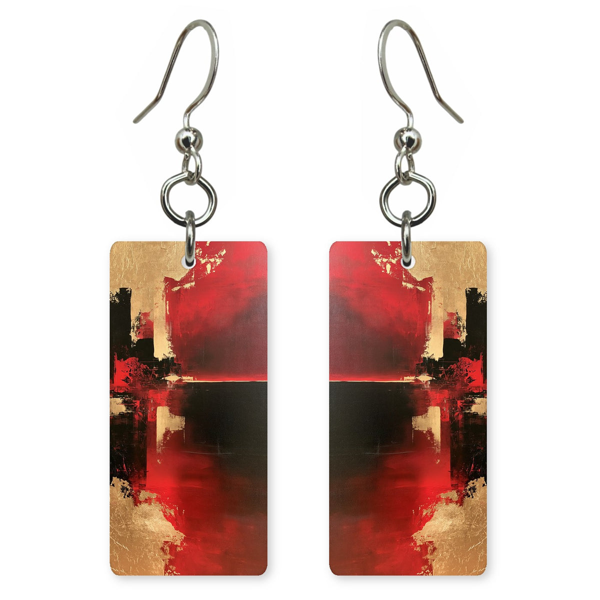 Crimson Ambition Earrings | FWX1281