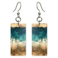 Teal Over Gold Composure Earrings | FWX1284