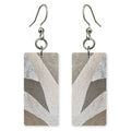 Gray Quiet Balance Earrings | FWX1286