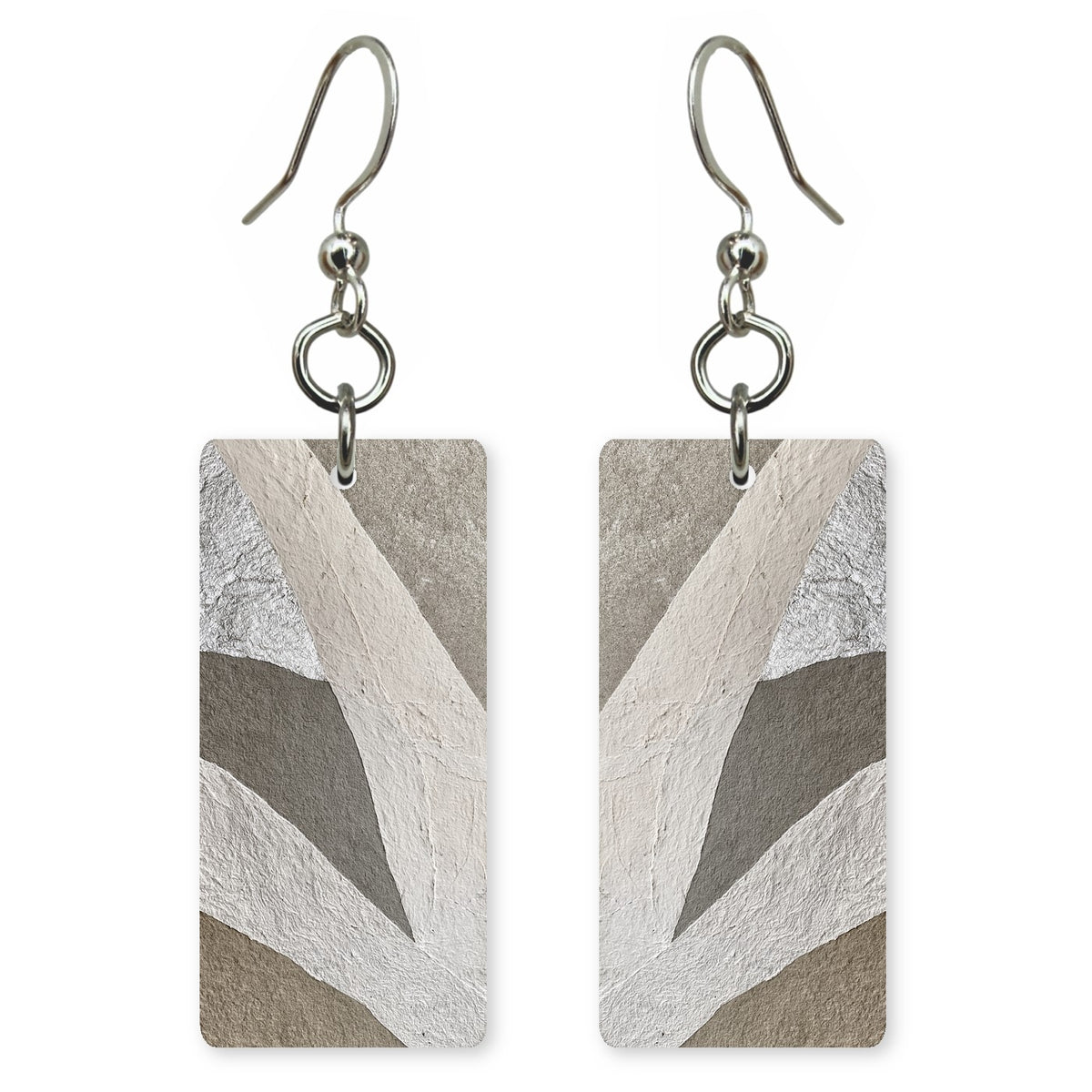 Gray Quiet Balance Earrings | FWX1286