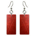 Crimson Slash of Clarity Earrings | FWX128