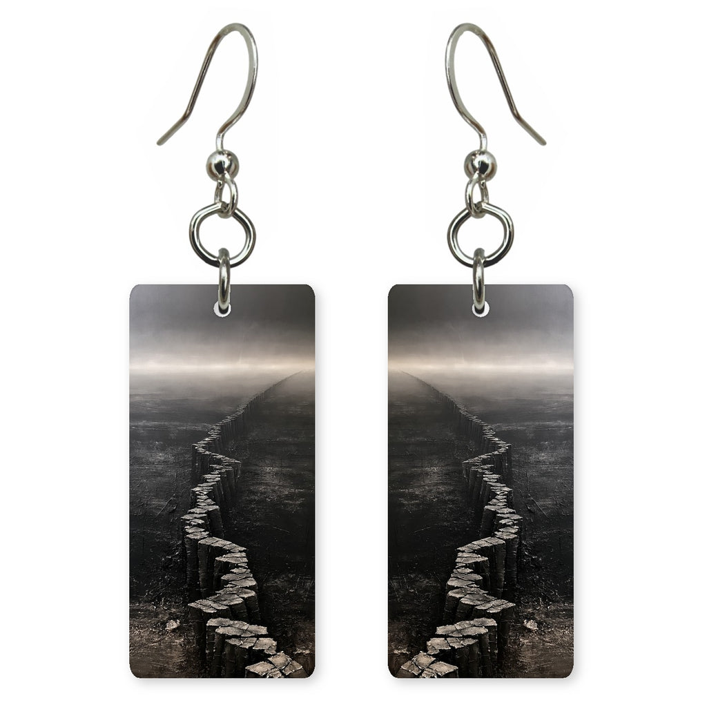 Graphite Long Road Resolve Earrings | FWX1291