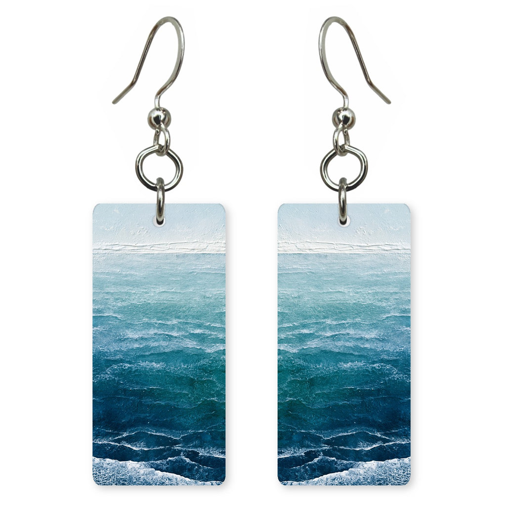 Teal Settled Calm Earrings | FWX1299