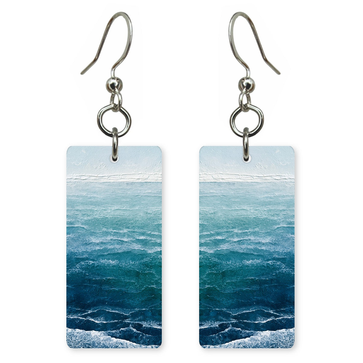 Teal Settled Calm Earrings | FWX1299